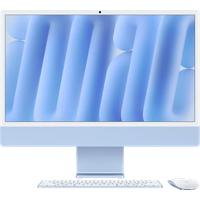 Koop Apple iMac 24 inch M4 (10 core CPU/10 core GPU) 16GB/512GB Blauw QWERTY - 0195949597725